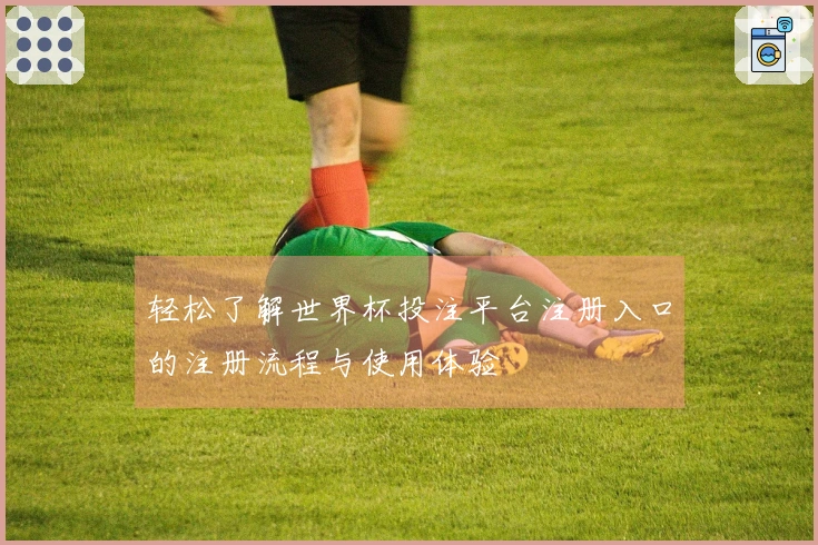 轻松了解世界杯投注平台注册入口的注册流程与使用体验